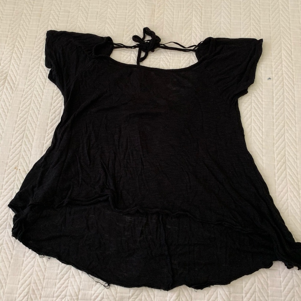 Loose flowy black top